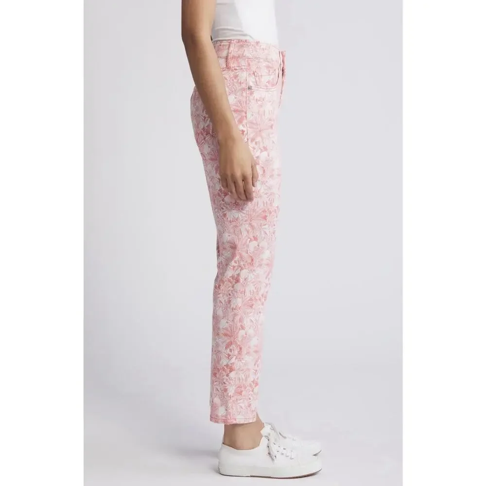 Tommy Bahama Boracay Beach High Rise Ankle Jeans in Paradise Pink - Size 10